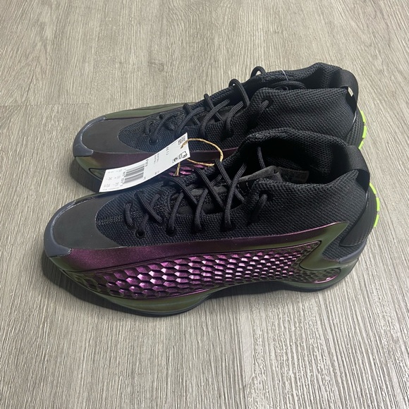 Addias A.E. 1J Anthony Edwards The Future GS Boys Shoe Size 7Y Purple NWT - Picture 11 of 14